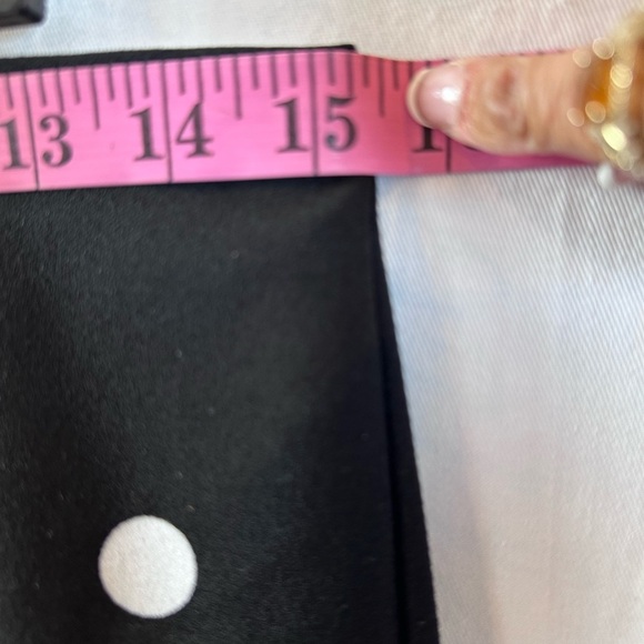 Elegant Black and White Polka Dot Pencil Skirt - Picture 2 of 4